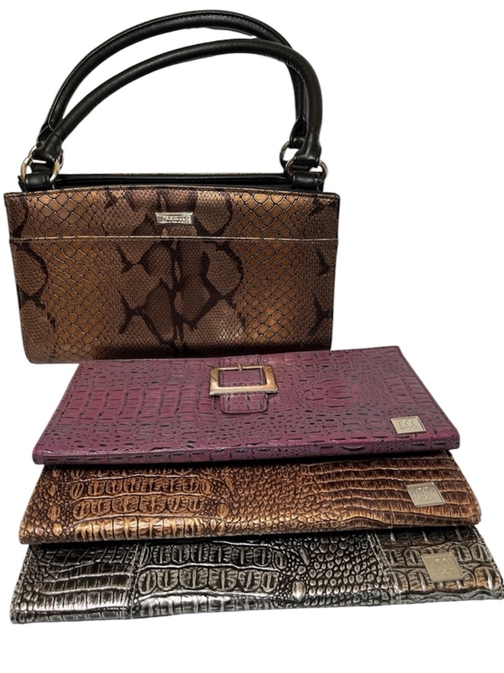 Miche Classic Purse & 4 Interchangeable Attachments Crocodile Prints
Croc effect
